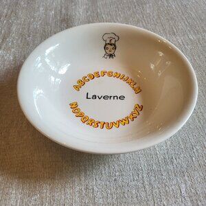 Nostalgic Campbell's Alphabet Soup Bowl (Personalized - Laverne)